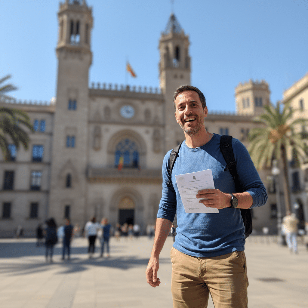 Empadronamiento. Человек получил прописку в Барселоне