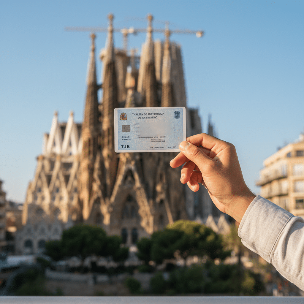 Человек получил вид на жительство в Испании